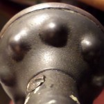Backside of doorknob